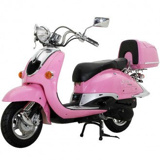 150cc Vintage Fully Auto With Air Cooled Moped Scooter - MC_D150N