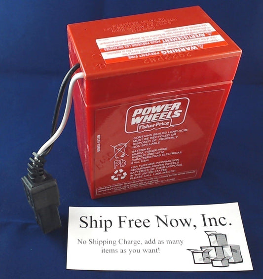 6 Volt Red Super Power Wheels Battery Gas Scooters 0