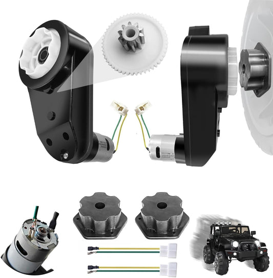 1 or 2 PCS 24V RS555 35000RPM Gear Motor Kit for Electric Car Power Wheels Upgrade Gas Scooters Variant 0