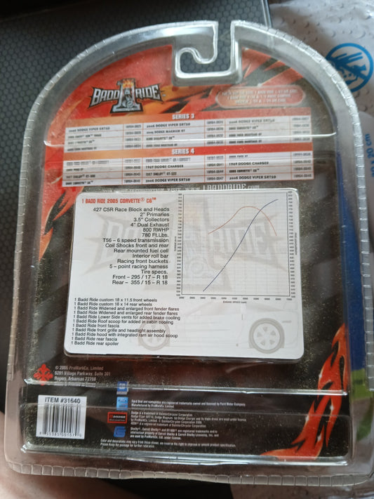 2005 Corvette C6 Series 4 Die-Cast Model Car 1/64 Scale Gas Scooters 0