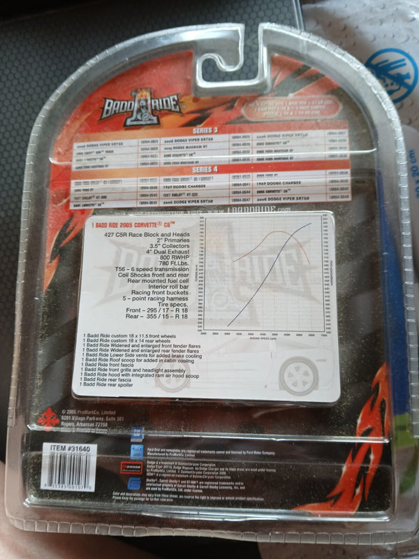 2005 Corvette C6 Series 4 Die-Cast Model Car 1/64 Scale