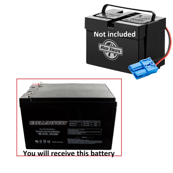 Replacement 12V Battery for Kid Trax Dodge Ram Charger Police Car Mercedes Toy Vehicle