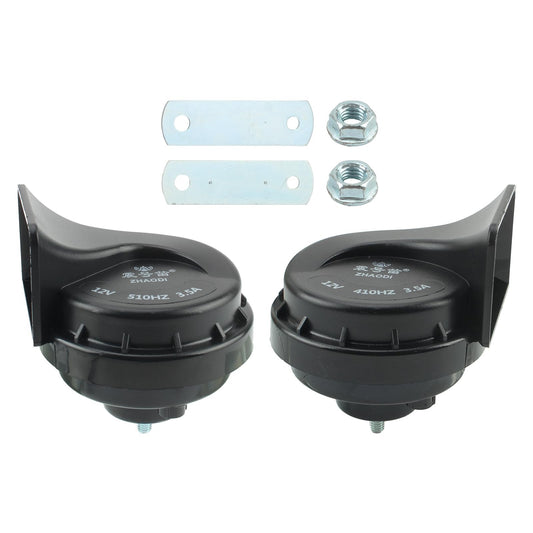 Car Horn Set Compatible with Hyundai and Kia Models Low and High Tone 96610-2D100 96610-22400 96610-27200 Gas Scooters 0