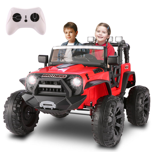 12V/24V Large Electric Ride-On Truck and Motorcycle for Kids Toy Gift Gas Scooters Variant 0