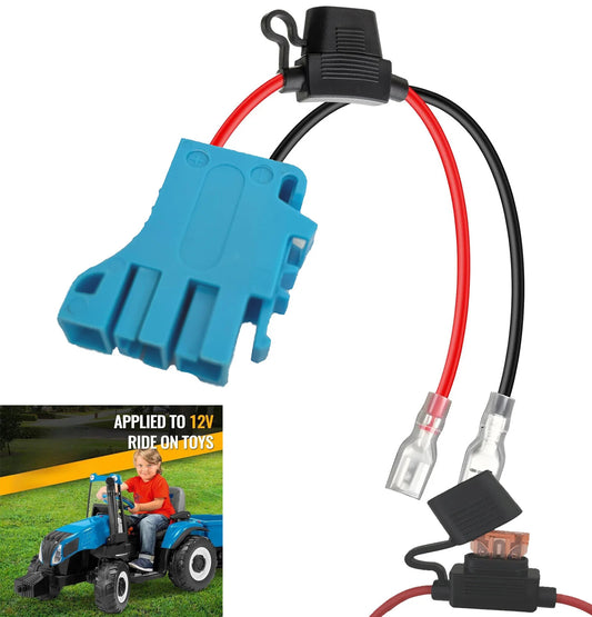 12 AWG 40A Battery Wire Harness Connector Compatible with 12V Peg Perego Cars Gas Scooters 0