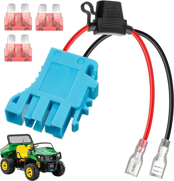 12 AWG Wire Harness Connector Replacement Compatible with Peg Perego 12 Volt SLA
