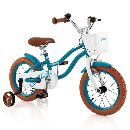 12 Inch Adjustable Kids Bike with Removable Basket for Ages 3-4 Years Gas Scooters 0