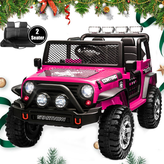 Electric 2-Seater Kids Ride-On Jeep with Remote Control and MP3 Player Gas Scooters 0