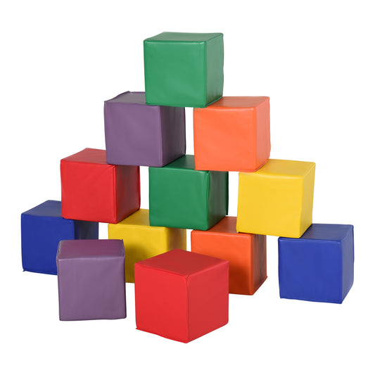12-Piece Soft Foam Building and Stacking Play Blocks Set Gas Scooters 0