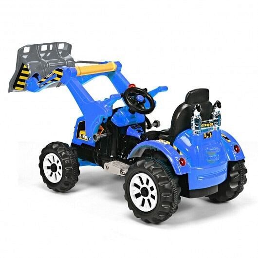 Battery Powered Kids Ride-On Dumper Truck Blue
