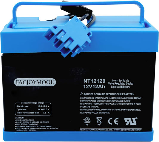 12 Volt 12AH Replacement Battery for Peg Perego Tractor and Polaris RZR 900 John Deere Gator XUV Gas Scooters 0