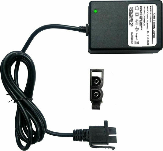 12 Volt 1A USB-C Battery Charger Adapter for Kids Ride-On Car Power Supply Gas Scooters 0