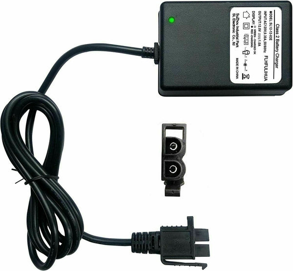 12 Volt 1A USB-C Battery Charger Adapter for Kids Ride-On Car Power Supply