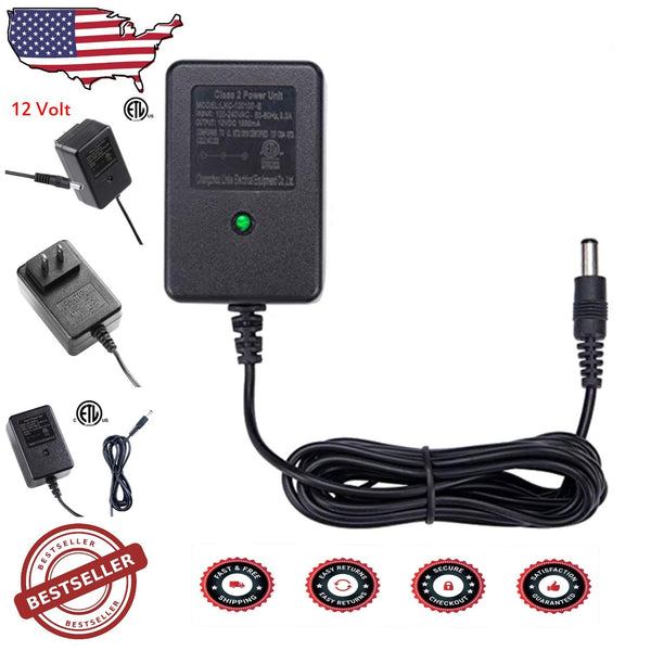 12 Volt Battery Charger for Electric Ride On Cars, Safe and Efficient Charging