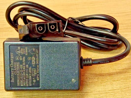 12 Volt AA Battery Charger for Kids Ride-On Cars and Motion Toys Gas Scooters 0