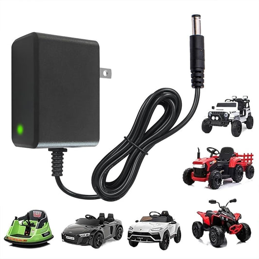 12 Volt Battery Charger for Kids Ride-On Toys and Cars Gas Scooters 0