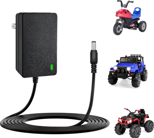 12 Volt 0.9A Battery Charger for Kids Electric Ride-On Car Toys Gas Scooters 0