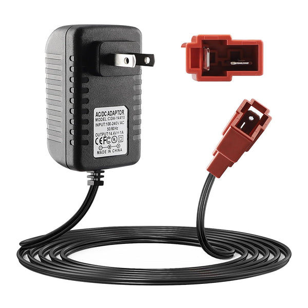 14.4V 1000mA Battery Charger for Ride-On Toys with 12V Battery Compatibility