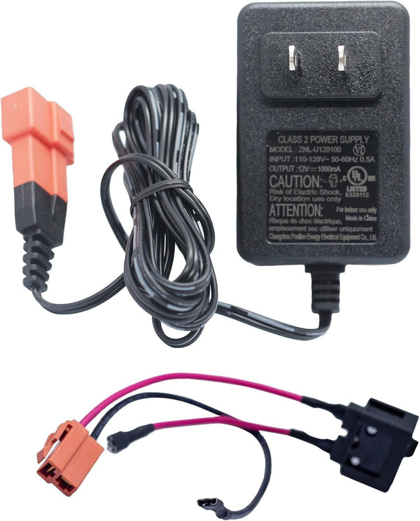 12 Volt Battery Charger with Wire for Kids Ride-On Toys and Cars 12V