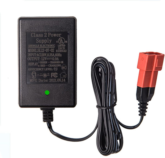 12 Volt Battery Charger for 12V Red Kids Ride-On Car Toys SL12-07-02 Gas Scooters 0