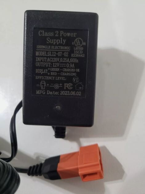 12V Battery Charger for Kids Ride-On Cars and Toys
