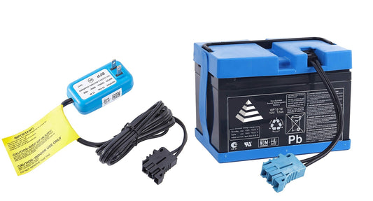 12 Volt 12AH Battery and Charger Combo Kit for Peg Perego Polaris RZR Vehicles Gas Scooters 0