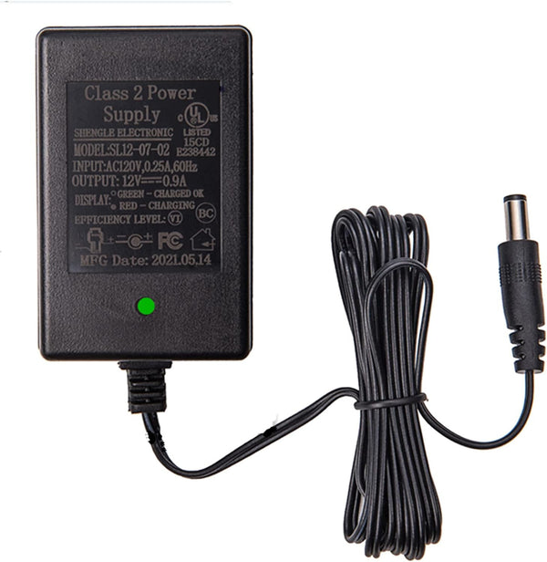 12 Volt 0.9A Charger for Kids 12V Ride-On Cars – Compatible with Various Models