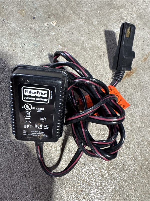 12-Volt Charger for Power Wheels Gray Battery with Orange Top