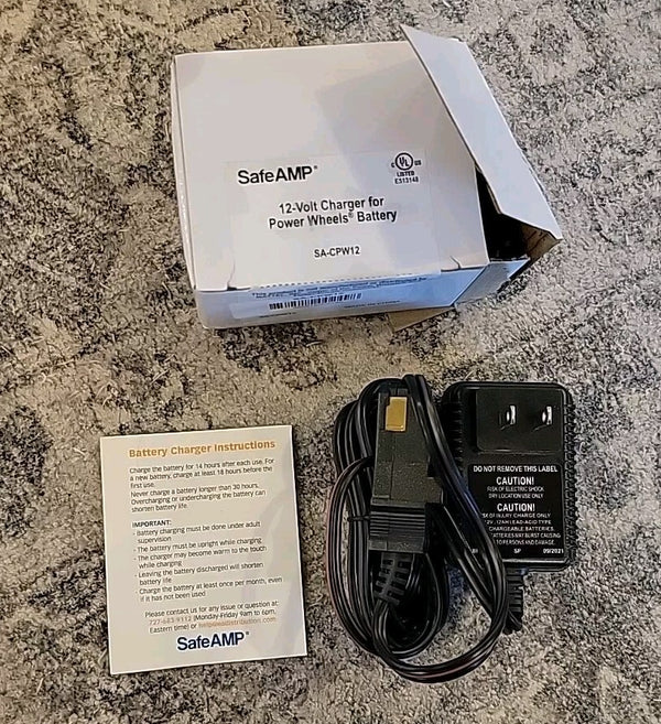 12-Volt Power Wheels Charger Safe Amp Model SA CPW12