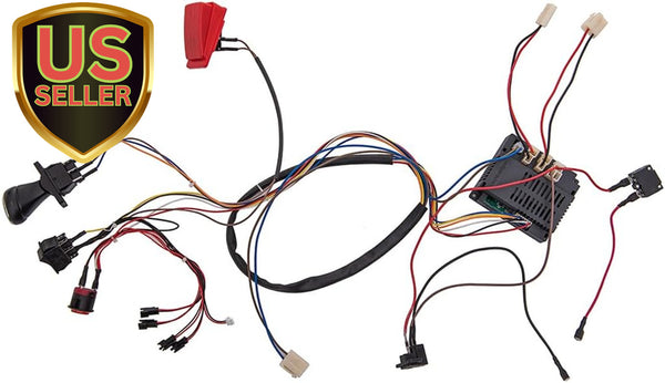12 Volt Children's Electric Car DIY Wiring and Switch Kit with 2.4G Bluetooth Control