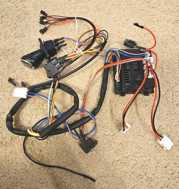 12 Volt High Power DIY Modified Electric Wheel with Wires for Children's Car