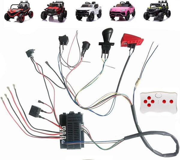 12 Volt High-Power DIY Electric Wheel with Modified Wires for Children