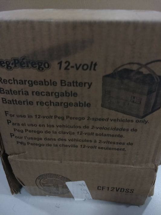 12-Volt Rechargeable Battery for Peg Perego Models Gas Scooters 0