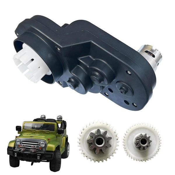 12 Volt RS550 High-Speed 35000RPM Motor with Gearbox for Kids' Ride-On Power Wheels