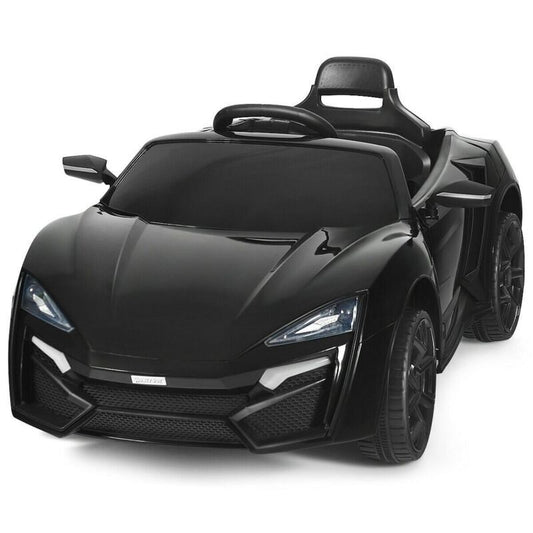 12V 2.4G RC Electric Vehicle with Lights in Black Gas Scooters 0