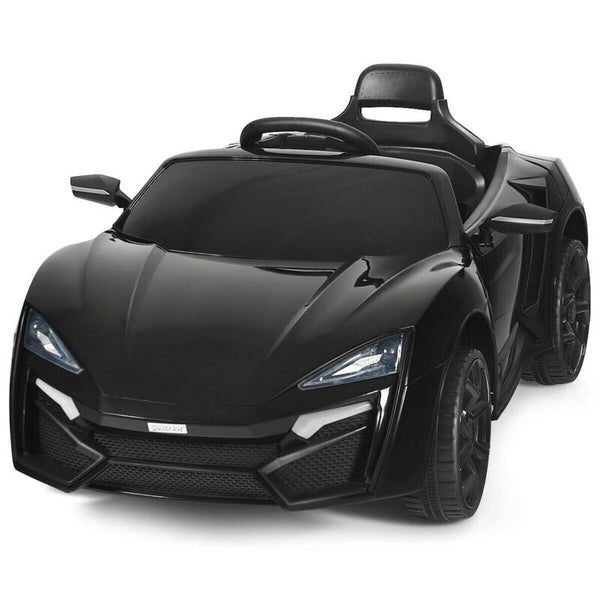 12V 2.4G RC Electric Vehicle with Lights in Black