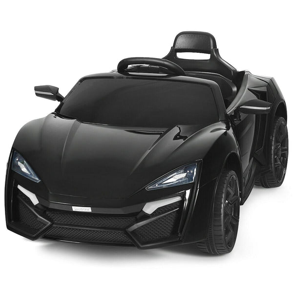 12V 2.4G RC Electric Vehicle with Lights in Black