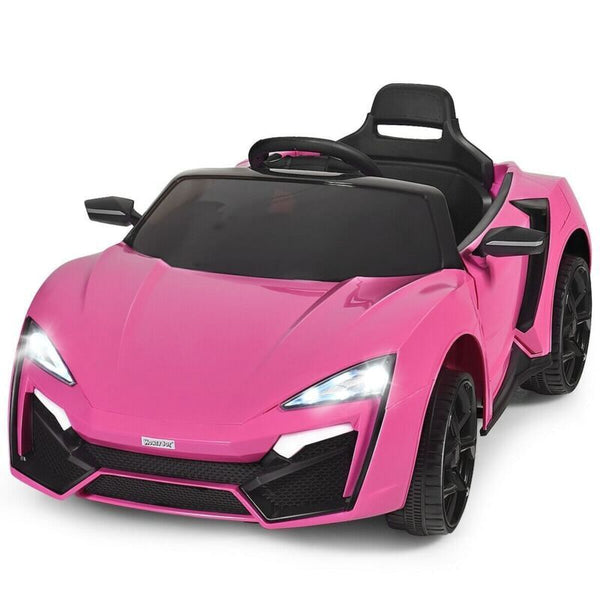 12V 2.4G RC Electric Vehicle with Lights Pink