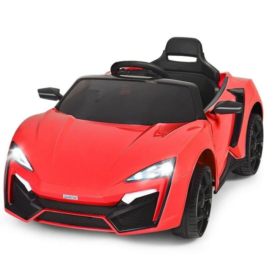 12V 2.4G RC Electric Vehicle with Lights, Red Gas Scooters 0