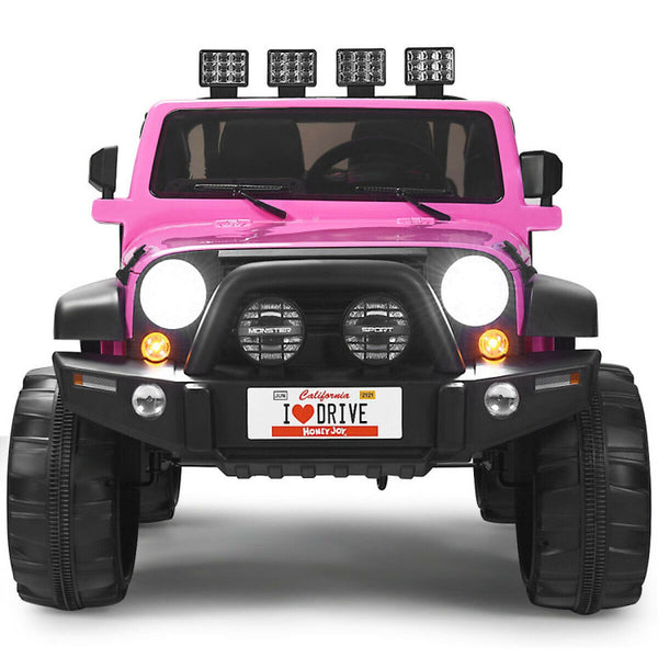 12V 2-Seater Ride-On Car Truck with Remote Control and Storage Compartment