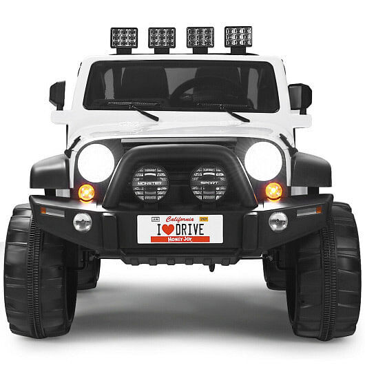 12V 2-Seater Ride-On Truck with Remote Control, Storage Compartment, and Music