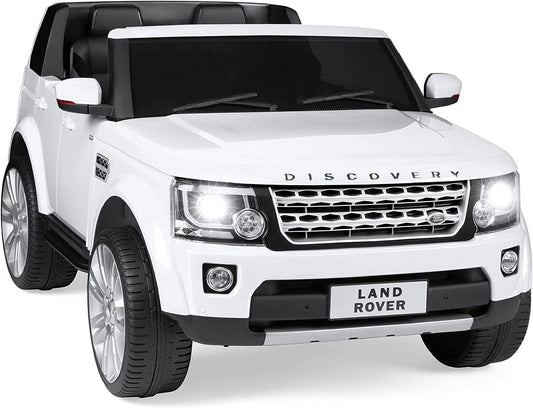 12V 3.7 MPH 2-Seater Licensed Land Rover Ride-On Car Toy with Parent Remote Control Gas Scooters 0