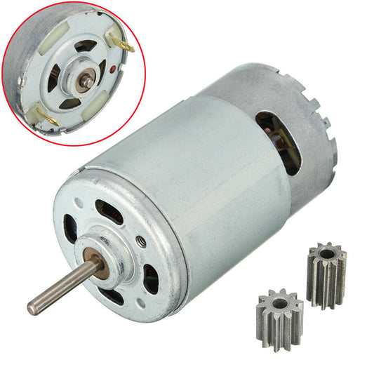 12V 30000RPM Electric Motor Gearbox with 2 Gears for Kids Ride-On Car Toy Parts Gas Scooters 0