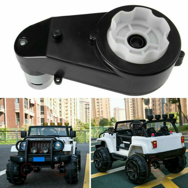 12V 30000RPM Electric Motor with Gearbox for Kids' Powered Ride-On Wheels