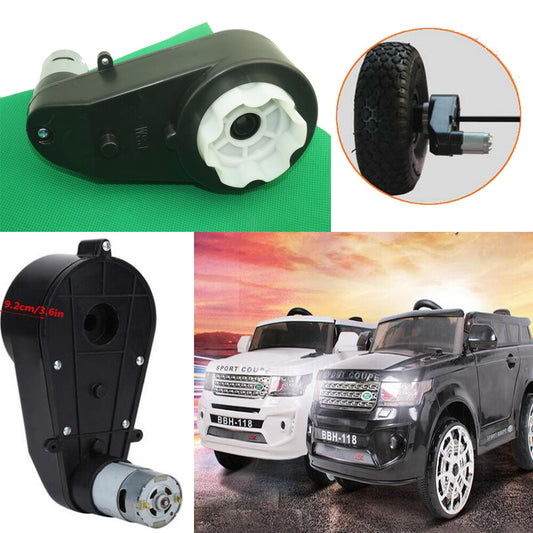 12V 30000RPM Rear Motor with Gearbox for Kids Electric Ride-On Car and Bike Toys Gas Scooters 0