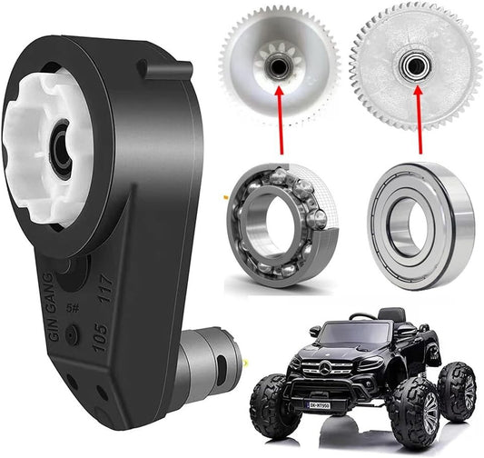 12V 550 High Speed 40000RPM Steel Gear Motor with Gearbox for Power Wheels Gas Scooters 0
