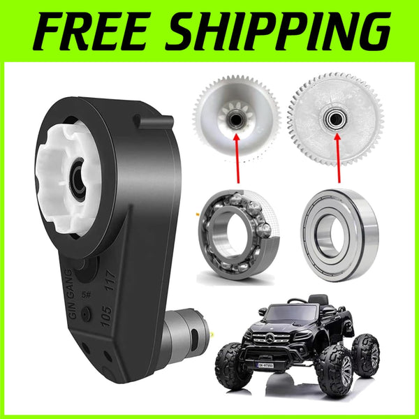 12V 550 Motor Gearbox with Cooling Fan for Improved Kids' Ride-On Vehicle Performance