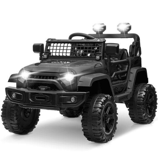 12V Kids Ride-On Truck Car with Parent Remote Control and 7-Hour Battery Life, Blue Gas Scooters 0