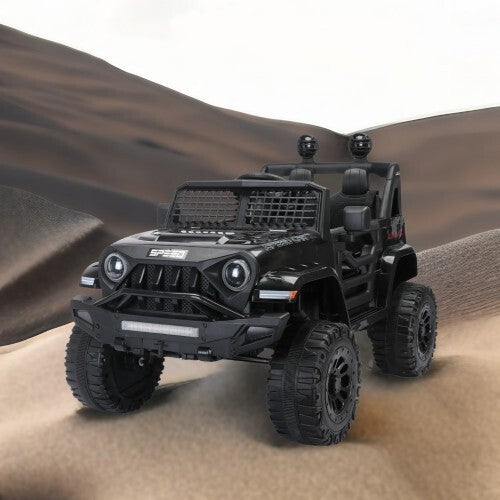 12V 7A Kids Electric Ride-On Car with Power Wheels, Lights, and 2.4G Remote Control Gas Scooters 0