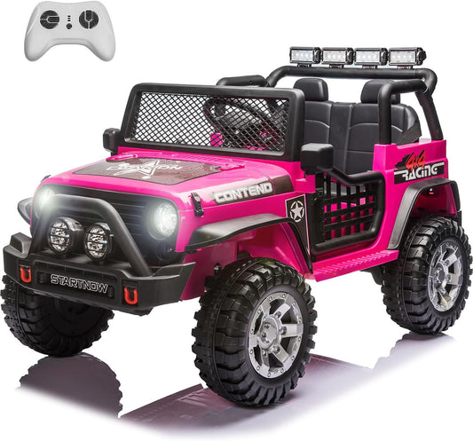 12V 7Ah 2-Seater Electric Ride-On Truck Car for Kids with Parent Remote Control Gas Scooters 0